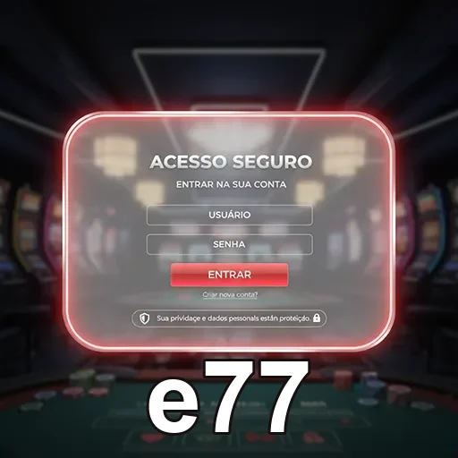 Suporte ágil no app e77 com chat no celular