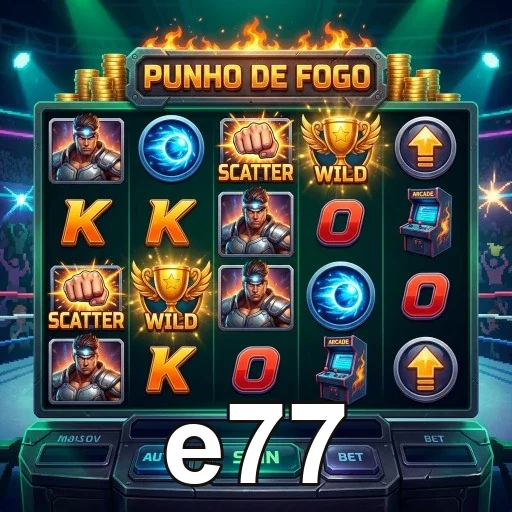 Tela de login e77 no celular com acesso prático