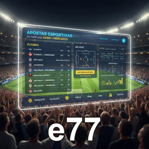 Tela do e77 em iOS e Android com uso leve e seguro