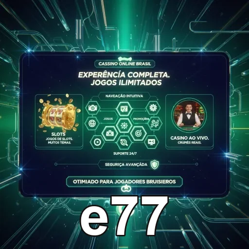 Pessoa acessando e77 no celular com login seguro