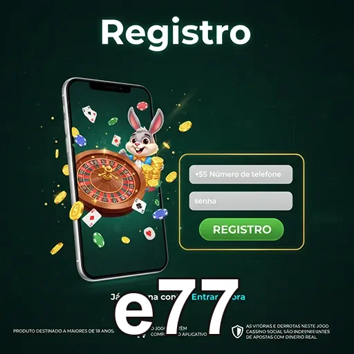 Login rápido no celular com verificação segura no e77
